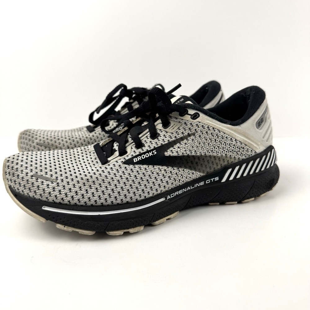 Brooks Adrenaline GTS 22 Womens 8.5 Gray Walking Running Shoes Sneakers Fitness